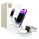 Tech-Protect QI15W-A27 3-in-1 inductive charger with MagSafe stand for smartphone / Apple Watch / AirPods - white