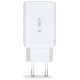 Tech-Protect C65W charger 2x USB-C PD 65W / USB-A QC 3.0 - white