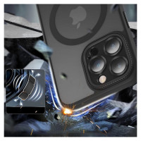Tech-Protect MagMat Cam+ MagSafe iPhone 15 Case - Matte Black