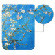 Tech-Protect SmartCase for PocketBook Verse / Verse Pro - Blue with Sakura Flowers