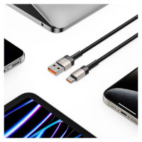 Tech-Protect UltraBoost Evo USB-C / USB-A cable 100W 5A 1m - titanium