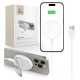 Tech-Protect QI15W-A33 Inductive Charger with MagSafe and Stand with USB-A / USB-C Cable - White