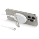 Tech-Protect QI15W-A33 Inductive Charger with MagSafe and Stand with USB-A / USB-C Cable - White