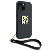 Dkny Wrist Strap Stock Logo case for iPhone 14 / 15 / 13 - black