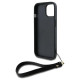 Dkny Wrist Strap Stock Logo case for iPhone 14 / 15 / 13 - black