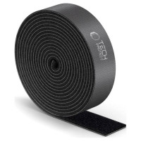 Tech-Protect Velcro Cable Organizer 3m - Black