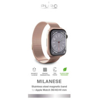 Puro Milanese Stainless Steel Apple Watch Band 38/40/41mm - Pink