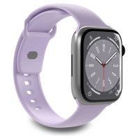Puro Icon Silicone Strap for Apple Watch 42 / 44 / 45 / 49 mm - Lavender (2 pcs.)