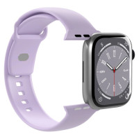Puro Icon Silicone Strap for Apple Watch 42 / 44 / 45 / 49 mm - Lavender (2 pcs.)