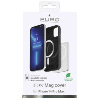 Puro Icon Mag MagSafe Silicone Case for iPhone 14 Pro Max - Black