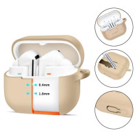 Tech-Protect Silicone Hook Case for Samsung Galaxy Buds 3 / 3 Pro - Brown