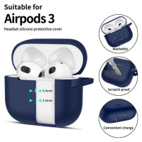 Tech-Protect Silicone Hook Case for Apple AirPods 3 - Blue