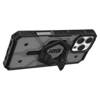 UAG Pathfinder Clear Magsafe Bundle Case with Magnetic Ring Stand for iPhone 16 Pro Max - Black
