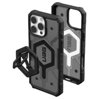 UAG Pathfinder Clear Magsafe Bundle Case with Magnetic Ring Stand for iPhone 16 Pro Max - Black