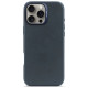 Decoded Leather Backcover MagSafe case for iPhone 16 Pro Max - navy blue