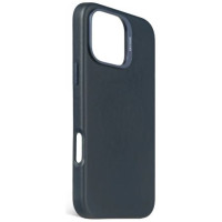 Decoded Leather Backcover MagSafe case for iPhone 16 Pro Max - navy blue