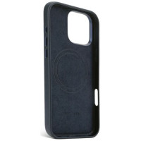 Decoded Leather Backcover MagSafe case for iPhone 16 Pro Max - navy blue