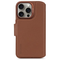 Decoded Leather Detachable Wallet MagSafe Case with Wallet for iPhone 16 Pro - Brown