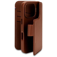 Decoded Leather Detachable Wallet MagSafe Case with Wallet for iPhone 16 Pro - Brown