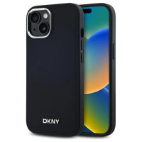 Dkny Plain Logo MagSafe iPhone 15 Case - Black