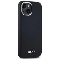 Dkny Plain Logo MagSafe iPhone 15 Case - Black