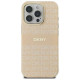 Dkny Repeat Texture Pattern With Stripe iPhone 16 Pro Max Case - Pink