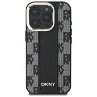 Dkny Checkered Pattern Magsafe iPhone 16 Pro Max Case - Black
