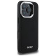 Dkny Plain Silver Logo MagSafe iPhone 16 Pro Max Case - Black