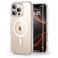 ESR Classic Hybrid Halolock MagSafe Case + Tempered Glass for iPhone 16 Pro - Clear