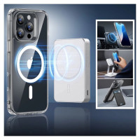 ESR Classic Hybrid Halolock MagSafe Case + Tempered Glass for iPhone 16 Pro - Clear