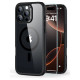ESR Classic Hybrid Halolock MagSafe Case + Tempered Glass for iPhone 16 Pro Max - Clear with Black Frame