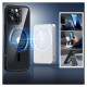 ESR Classic Hybrid Halolock MagSafe Case + Tempered Glass for iPhone 16 Pro Max - Clear with Black Frame