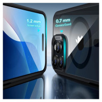 ESR Classic Hybrid Halolock MagSafe Case + Tempered Glass for iPhone 16 Pro Max - Clear with Black Frame
