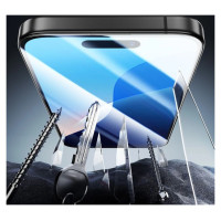 ESR Armorite Tempered Glass for iPhone 16 with Applicator - with Black Frame