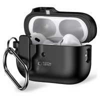 Tech-Protect Slim Hook Case with Carabiner for Apple AirPods Pro 1 / 2 - Black