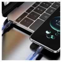 Dudao L3CC USB-C - USB-C 60W 2m Braided Cable - Black