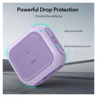 ESR Orbit Halolock MagSafe case for Apple AirPods 4 - purple