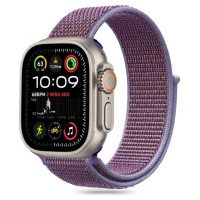 Tech-Protect Nylon Strap for Apple Watch 6 / 7 / 8 / 9 / 10 / SE / Ultra 1 / 2 (44 / 45 / 46 / 49 MM) - Purple