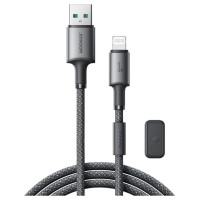 Joyroom S-A50 Unlimited Series 3A USB-A - Lightning Cable with Magnetic Organizer 1.2m - Gray