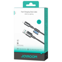 Joyroom S-A50 Unlimited Series 3A USB-A - Lightning Cable with Magnetic Organizer 1.2m - Gray