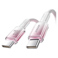 Joyroom S-A42 Crystal-Clear Series 60W USB-C - USB-C cable 1.2m - white
