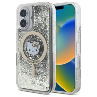 Hello Kitty Liquid Glitter Fever MagSafe iPhone 16 Case - Gold