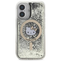 Hello Kitty Liquid Glitter Fever MagSafe iPhone 16 Case - Gold