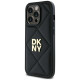 Dkny Quilted Stack Logo iPhone 14 Pro Max Case - Black