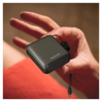 Dudao K22+ Ultra-Compact Power Bank 10000mAh 22.5W USB-C with Pendant/Cable - Gray