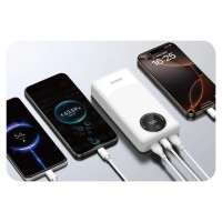 Dudao Powerbank Dudao K12Pro 22.5W PD 20000mAh USB-A, USB-C - white