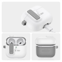 Tech-Protect Slim Hook Case for AirPods 4 - White