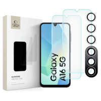 Tech-Protect Supreme Set Tempered Glass for Samsung Galaxy A16 4G / 5G - Transparent