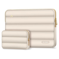 Tech-Protect Puffy 15-16 Laptop Bag - Beige