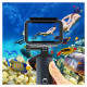 Tech-Protect GA200 Waterproof Case for GoPro Hero 9 / 10 / 11 / 12 - Transparent